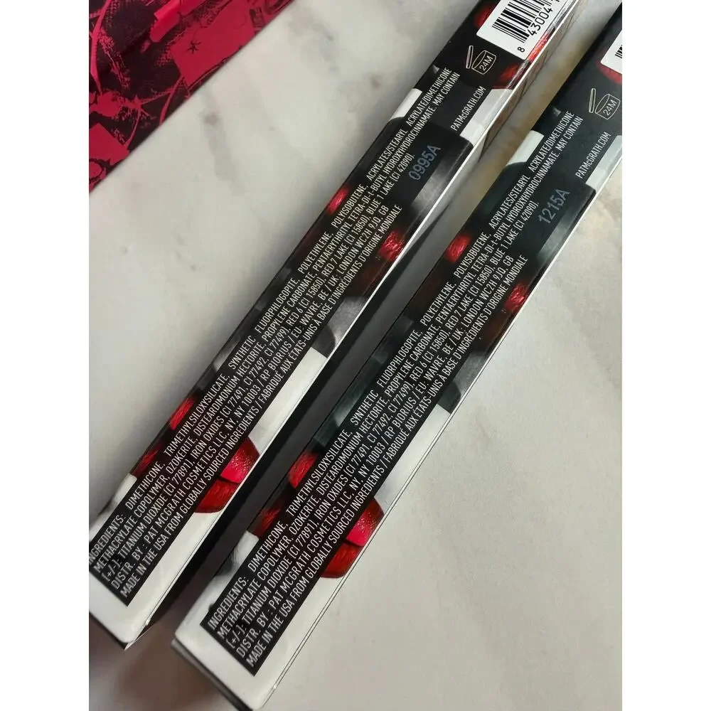New Pat McGrath Labs Lip Makeup Bundle Gloss 2 Liners & Lipstick Lot